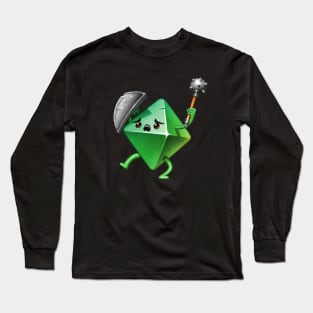 D8 Green Cleric RPG Dice Long Sleeve T-Shirt